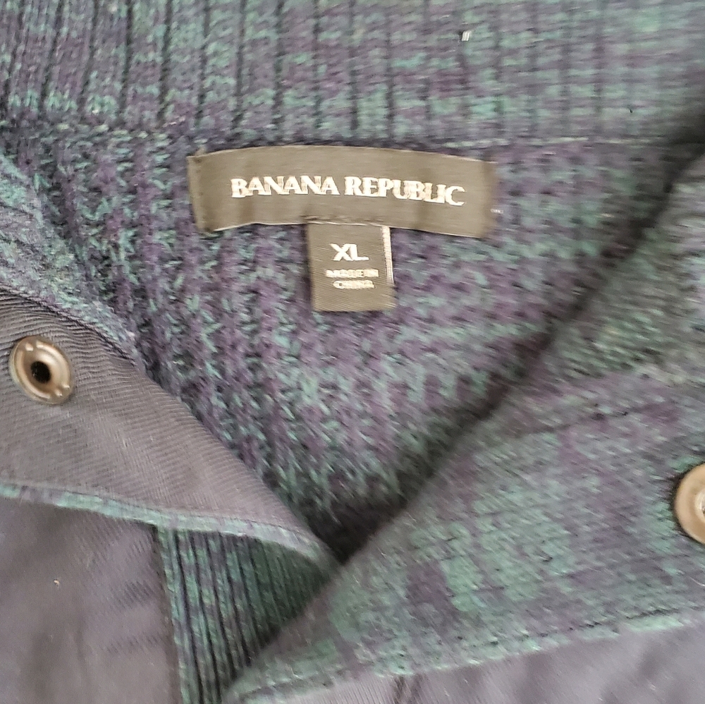 Banana Republic Button Neck Sweater XL - Picture 4 of 4